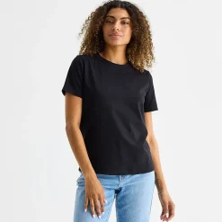 a.n.a Womens Tall Crew Neck Short Sleeve T-Shirt