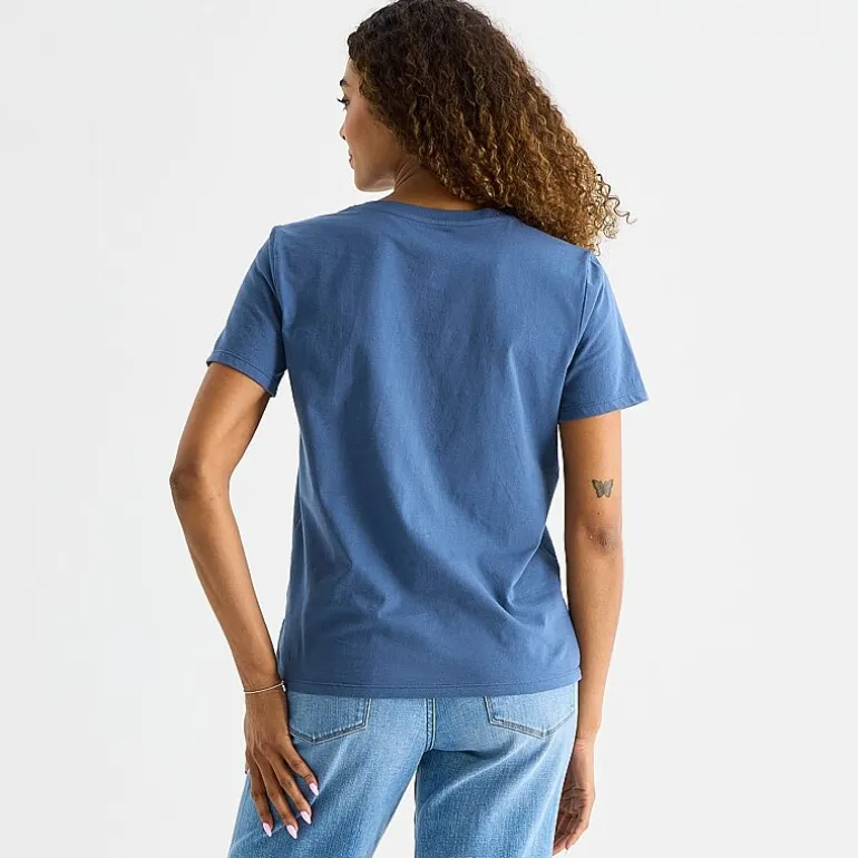 a.n.a Womens Tall Crew Neck Short Sleeve T-Shirt