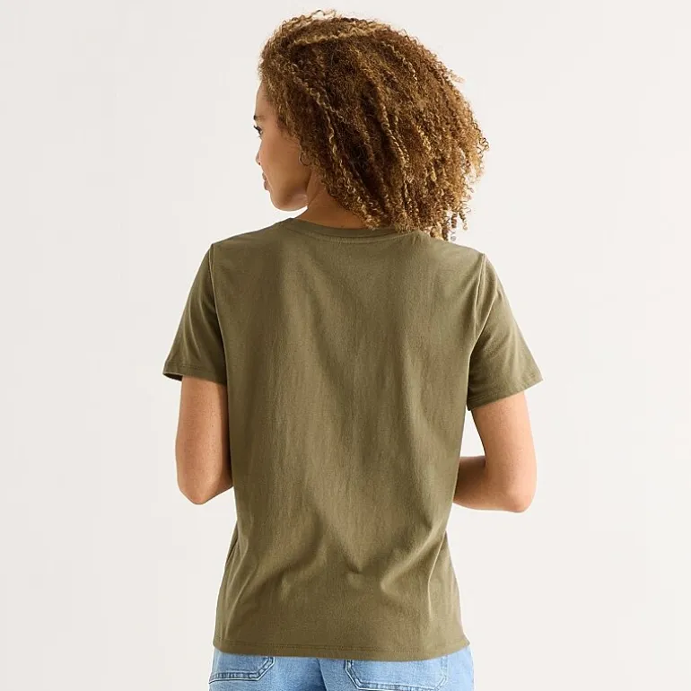 a.n.a Womens Tall Crew Neck Short Sleeve T-Shirt