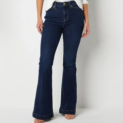 a.n.a Womens Tall High Rise Flare Leg Jean