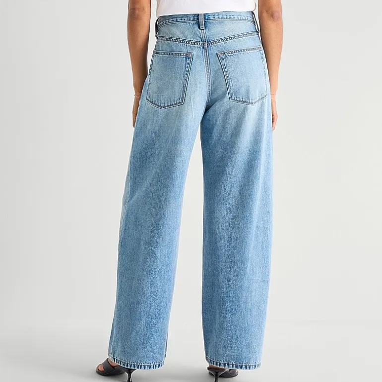 a.n.a Womens Tall Low Rise Loose Fit Jean