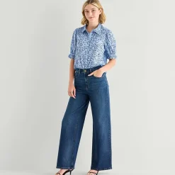 a.n.a Womens Tall Wide Leg Jean