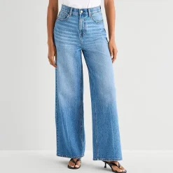 a.n.a Womens Tall Wide Leg Jean