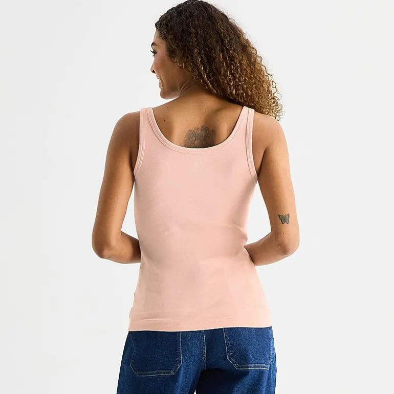 a.n.a Womens U Neck Sleeveless Tank Top