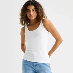 a.n.a Womens U Neck Sleeveless Tank Top