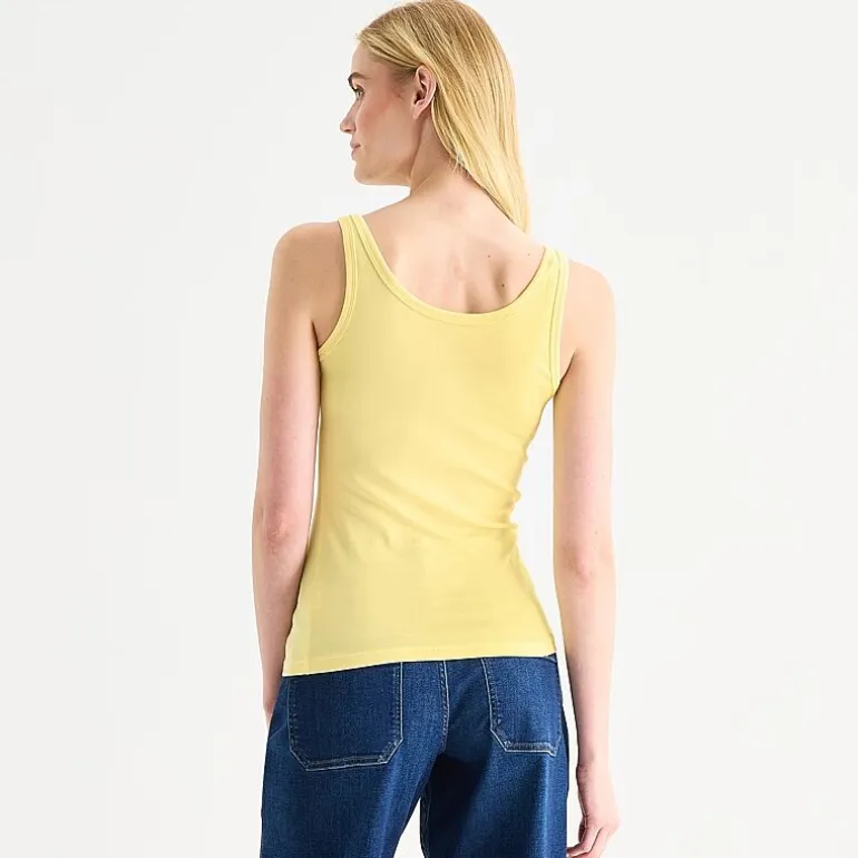 a.n.a Womens U Neck Sleeveless Tank Top
