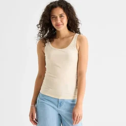 a.n.a Womens U Neck Sleeveless Tank Top