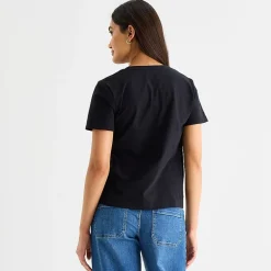 a.n.a Womens V Neck Short Sleeve T-Shirt