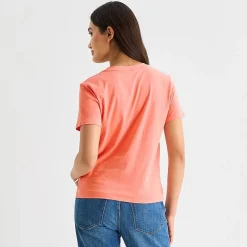 a.n.a Womens V Neck Short Sleeve T-Shirt