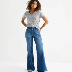 a.n.a Womens V Neck Short Sleeve T-Shirt