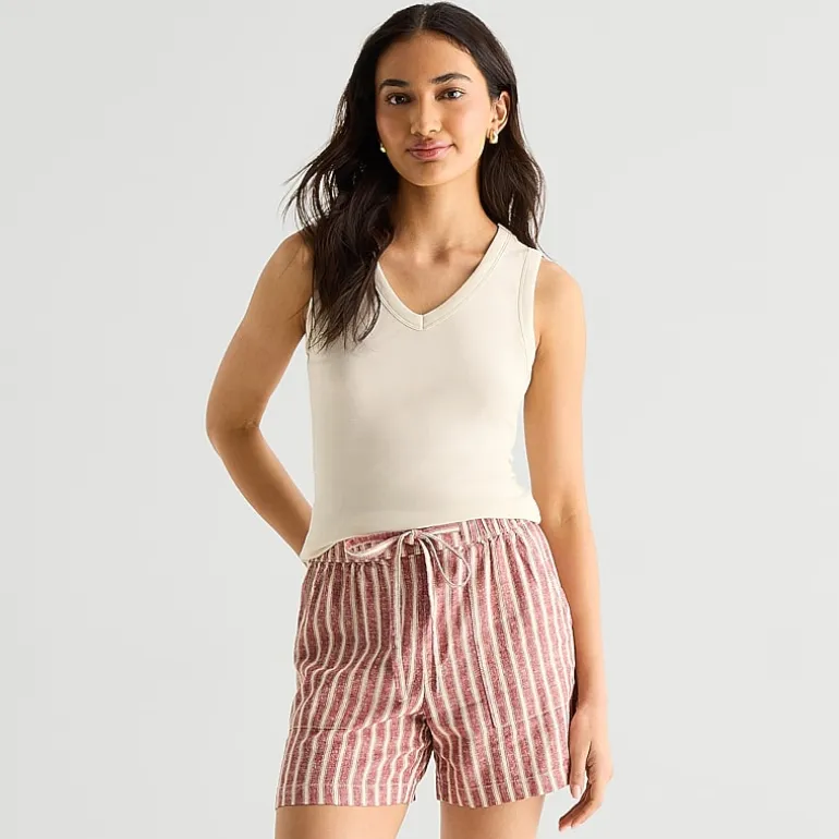 a.n.a Womens V Neck Sleeveless Tank Top