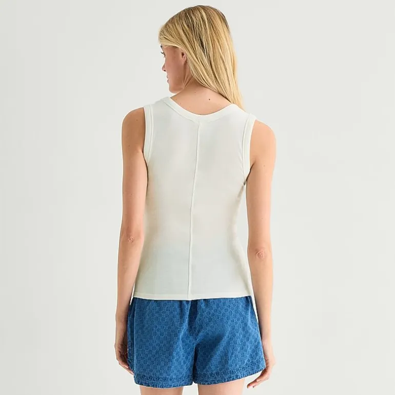 a.n.a Womens V Neck Sleeveless Tank Top