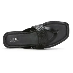 a.n.a Womens Woven Band Flip-Flops