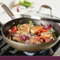 Anolon Advanced Home Hard Anodized 12" Deep Non-Stick Frying Pan