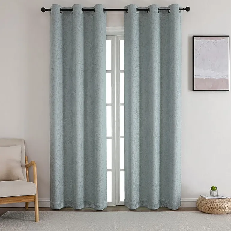 Ansel Grommet Top Blackout Set of 2 Curtain Panel