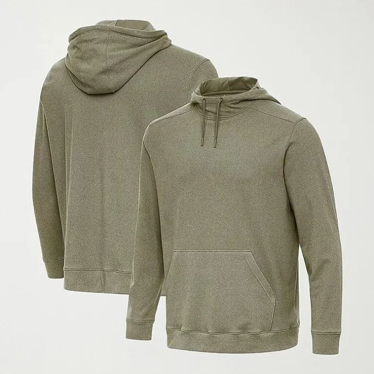 Antigua Cloud Mens Long Sleeve Fleece Active Hoodie