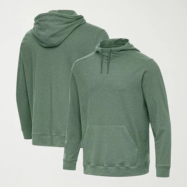 Antigua Cloud Mens Long Sleeve Fleece Active Hoodie