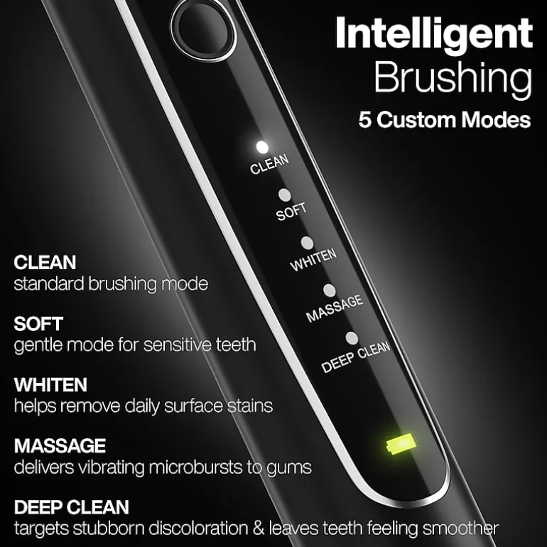 Aquasonic Elite Duo Toothbrush Black and White