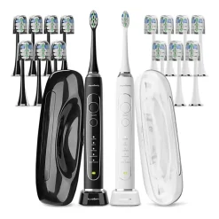 Aquasonic Elite Duo Toothbrush Black and White