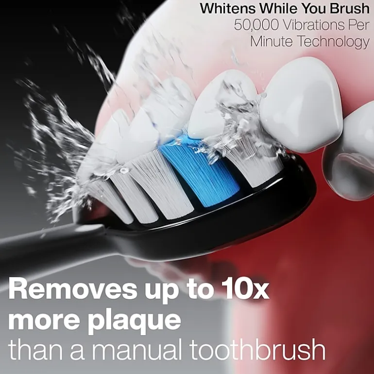 Aquasonic Elite Duo Toothbrush Black and White