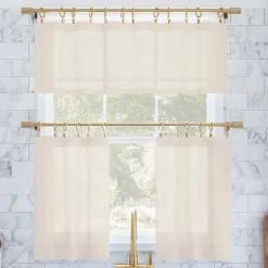 Archaeo Akari 2-pc. Rod Pocket Window Tier