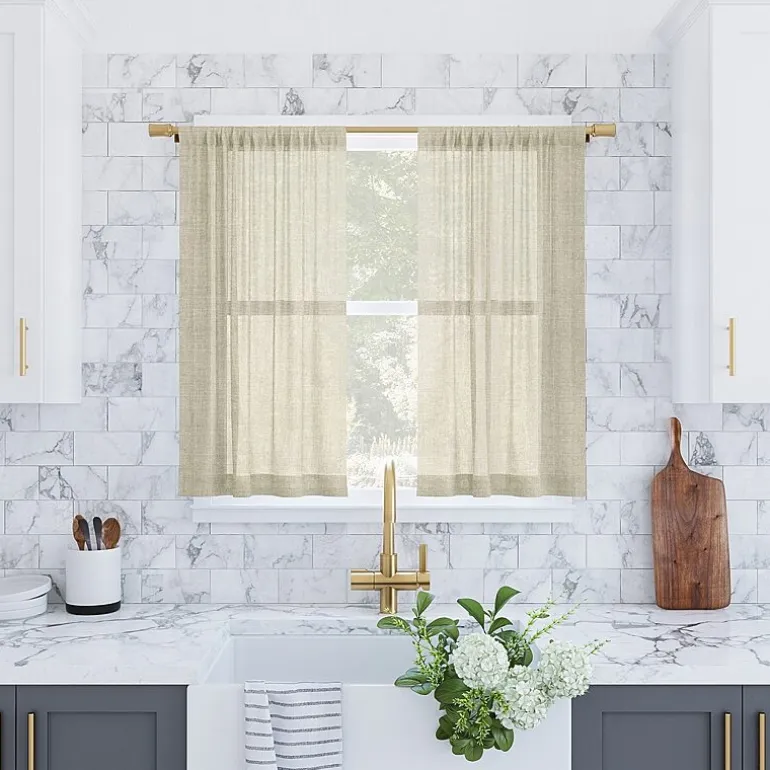 Archaeo Akari 2-pc. Rod Pocket Window Tier