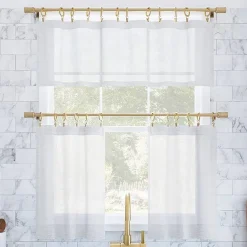Archaeo Akari 2-pc. Rod Pocket Window Tier