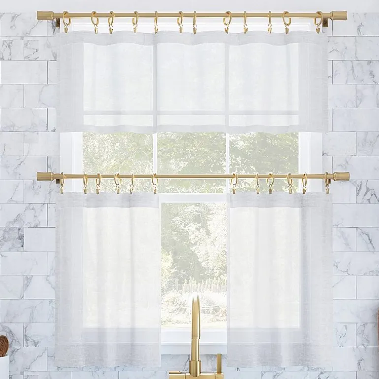 Archaeo Akari 2-pc. Rod Pocket Window Tier