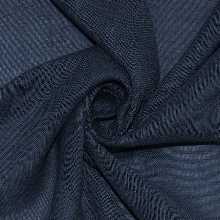 Archaeo Akari Slub Textured Linen Blend Grommet Top Sheer Single Curtain Panel