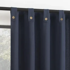 Archaeo Boulder Tab Top Sheer Single Curtain Panel