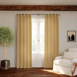 Archaeo Boulder Tab Top Sheer Single Curtain Panel