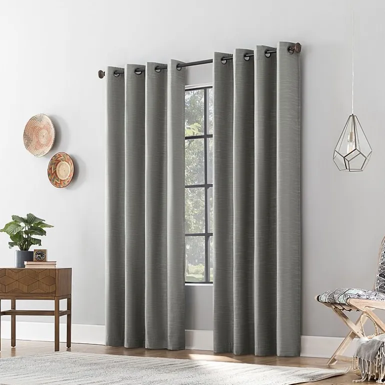 Archaeo Gelso Grommet Top 100% Blackout Single Curtain Panel