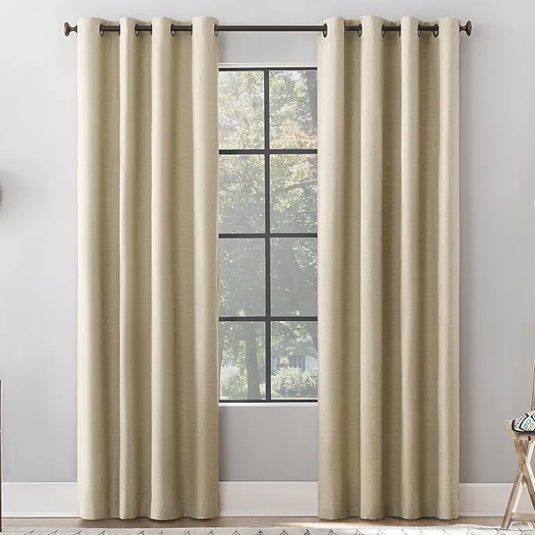 Archaeo Gelso Grommet Top 100% Blackout Single Curtain Panel