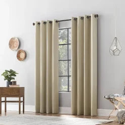 Archaeo Gelso Grommet Top 100% Blackout Single Curtain Panel