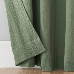 Archaeo Sarro Washed Cotton Tab Top Light-Filtering Single Curtain Panel