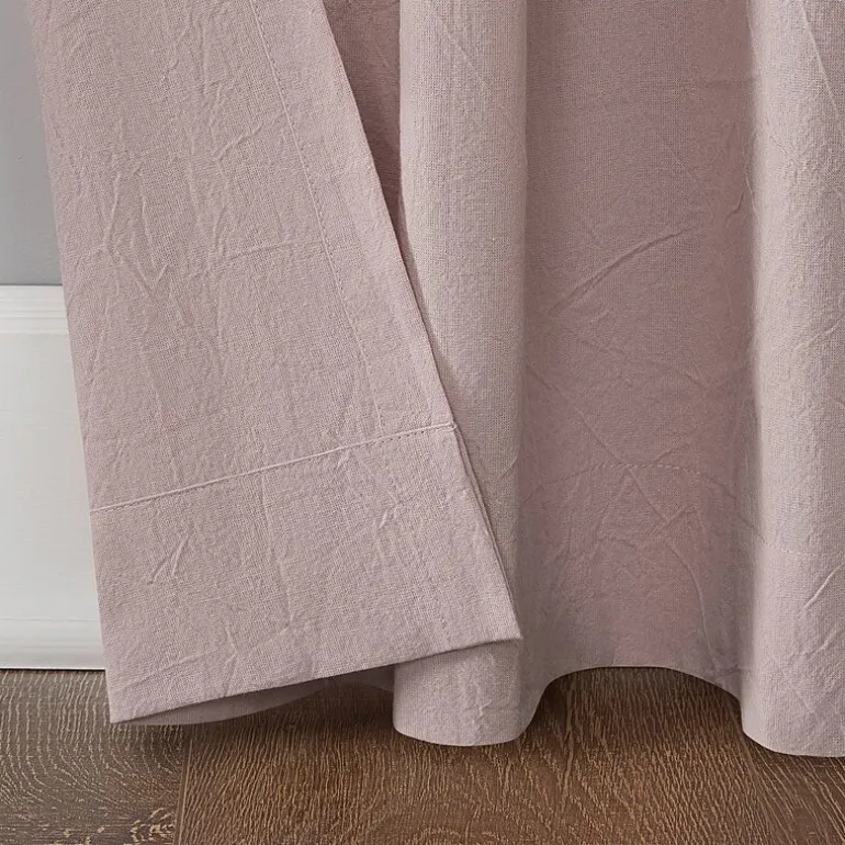 Archaeo Sarro Washed Cotton Tab Top Light-Filtering Single Curtain Panel