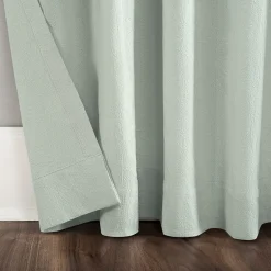 Archaeo Sarro Washed Cotton Tab Top Light-Filtering Single Curtain Panel