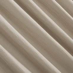 Archaeo Sarro Washed Cotton Tab Top Light-Filtering Single Curtain Panel