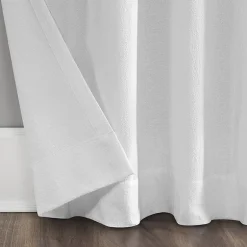 Archaeo Sarro Washed Cotton Tab Top Light-Filtering Single Curtain Panel