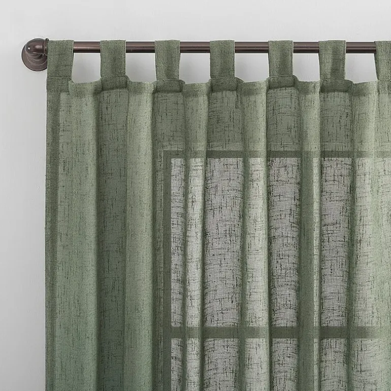 Archaeo Tansy Tab Top Light-Filtering Single Curtain Panel