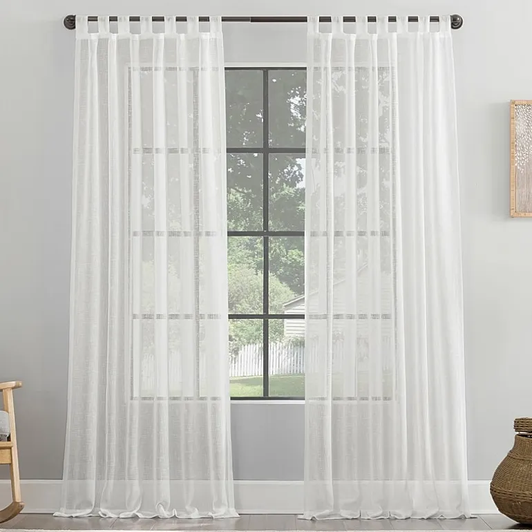 Archaeo Tansy Tab Top Light-Filtering Single Curtain Panel