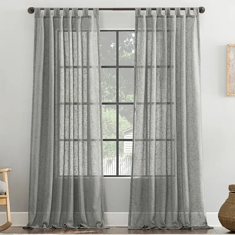 Archaeo Tansy Tab Top Light-Filtering Single Curtain Panel