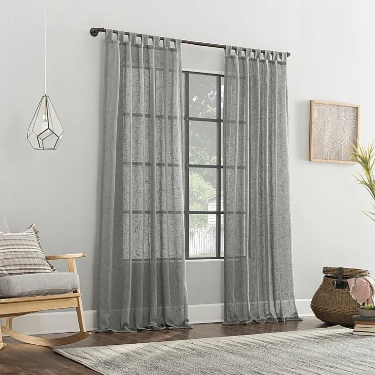 Archaeo Tansy Tab Top Light-Filtering Single Curtain Panel