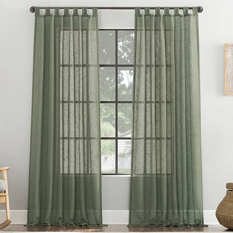 Archaeo Tansy Tab Top Light-Filtering Single Curtain Panel