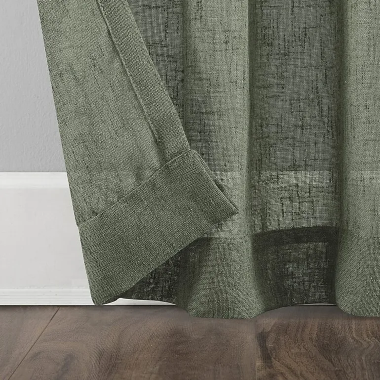 Archaeo Tansy Tab Top Light-Filtering Single Curtain Panel