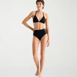Arizona Adjustable Straps Juniors Triangle Bikini Swimsuit Top