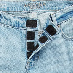 Arizona Airy Drape Womens Juniors Low Rise Adaptive Easy-on + Easy-off Baggy Fit Jean