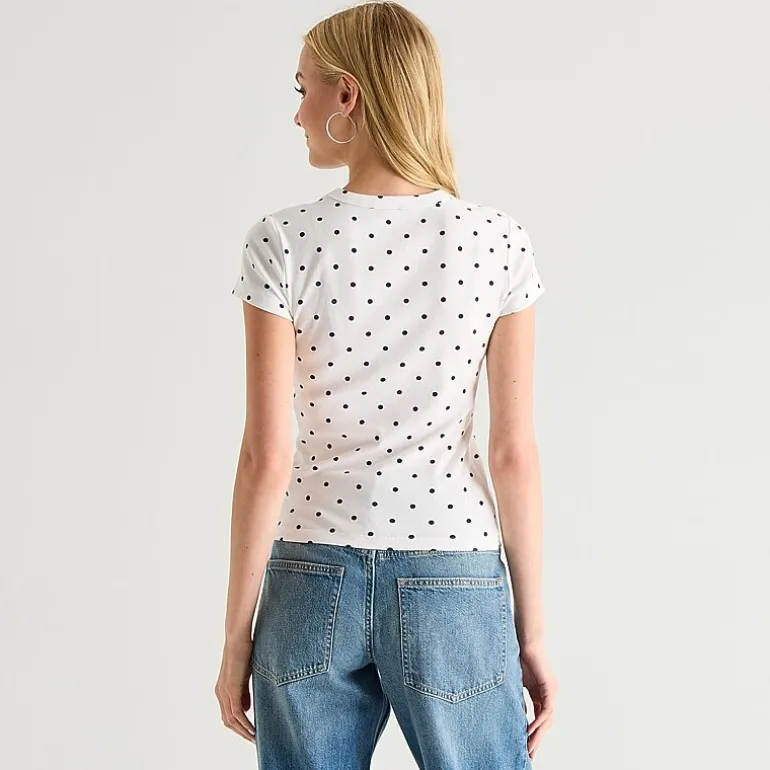 Arizona Baby Womens Juniors Crew Neck Short Sleeve T-Shirt