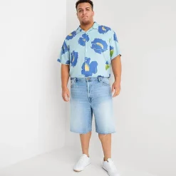 Arizona Baggy Fit Mens 12" Big and Tall Denim Short