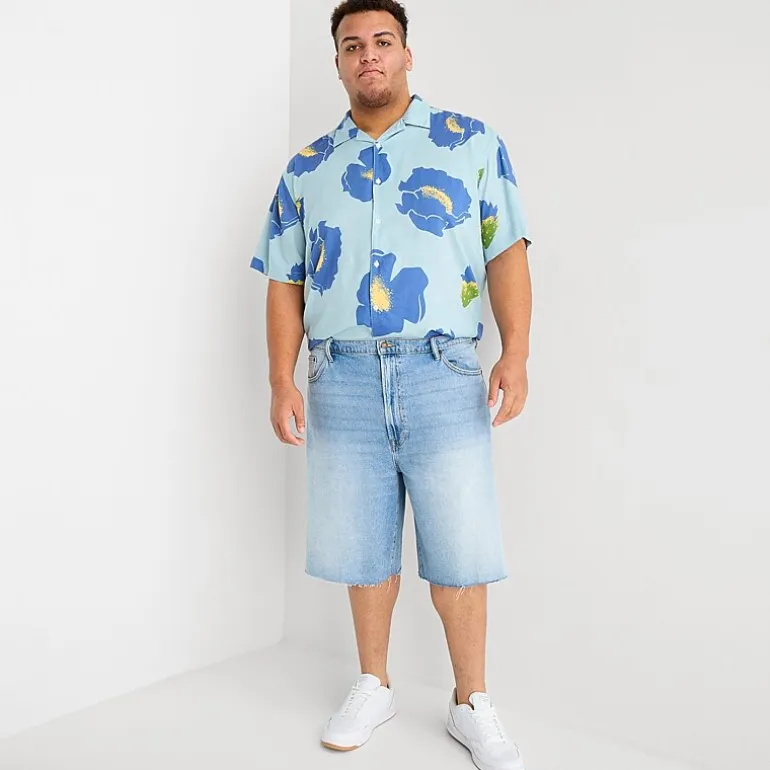 Arizona Baggy Fit Mens 12" Big and Tall Denim Short